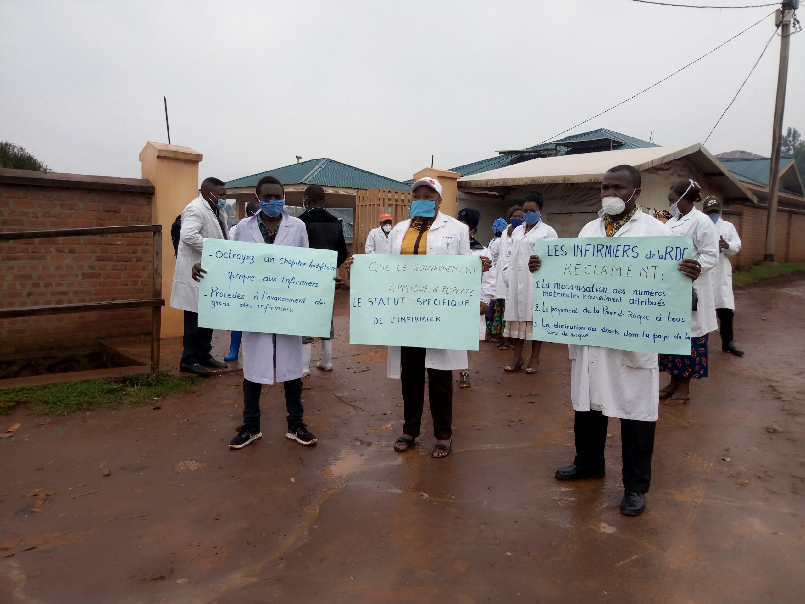 Butembo : les infirmiers veulent l’amélioration de leurs conditions sociales.