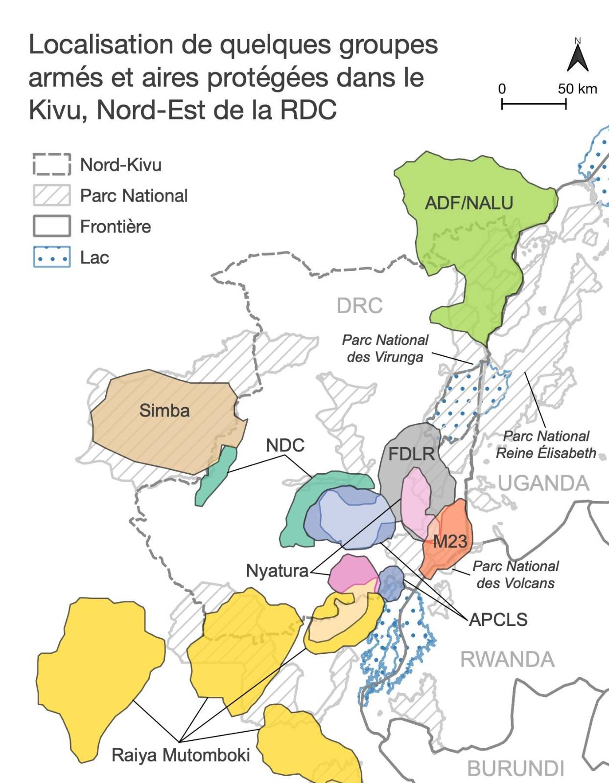 Est de la RDC : les aires protégées dans  l’exportation illégale du coltan, or et cassitérite