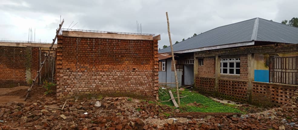 Beni : le centre de santé de Maboya en pleine reconstruction après son incendie par l’ADF