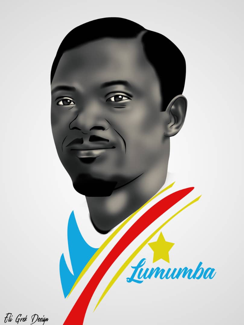 Butembo : 60 ans d’indépendance de la RDC, un jeune immortalise Lumumba à travers un portrait virtuel